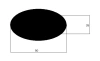 50 x 35 mm – Oval, NBR 70