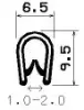0028 – PVC / grau mit Metallverstärkung 