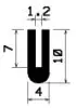 1618/EPDM65 U-Profil