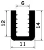 0483/EPDM70 U-Profil