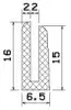 25032/EPDM65 U-Profil