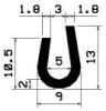 1848/EPDM65 U-Profil