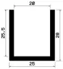 0944/EPDM65 U-Profil
