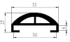 55/50 × 23 mm EPDM 70