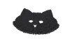 Badematten und Duschmatten „Katze“, grau, 565 x 500