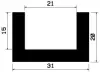 0798/EPDM65 U-Profil