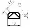 18 x 10 mm EPDM 60
