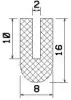25506/EPDM U-Profil