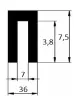 36/7 × 7,5 mm EPDM 60