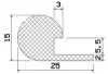 25210/mikroporöses P-Profil