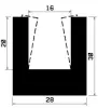 1922/EPDM65 U-Profil