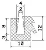25017/EPDM65 U-Profil