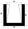 2198/EPDM65 U-Profil