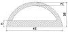 25700/PVC65 D-Profil