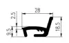 35 × 13 × 3 mm EPDM 70
