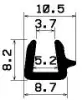1619/EPDM65 U-Profil