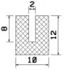 25006/EPDM65 U-Profil