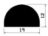 1472/EPDM D-Profil
