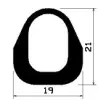 1456/D-EPDM D-Profil