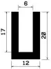 1382/EPDM65 U-Profil