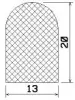 50010/EPDM65 D-Profil