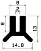 1396/EPDM65 U-Profil
