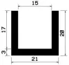 0805/EPDM65 U-Profil