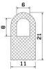 25328/EPDM65 D-Profil