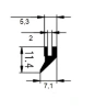11,4 × 5,3/2 EPDM