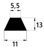 11/5,5 × 13 mm FPM70
