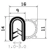 0090/mikroporöses EPDM/EPDM mit Metallverstärkung