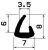 0578/EPDM65 U-Profil