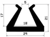 0676/EPDM65 U-Profil