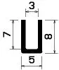 0116/EPDM65 U-Profil