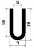 0421/EPDM 65 U-Profil 
