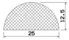 50030/EPDM65 D-Profil