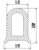25144/EPDM 70   D-Profil
