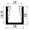 2167/EPDM65 U-Profil