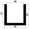 1034/EPDM65 U-Profil