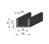 22 x 15 mm JA34 mikroporöses EPDM