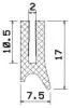25507/EPDM65 U-Profil