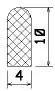 25669/EPDM65 D-Profil