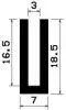 0320/EPDM65 U-Profil