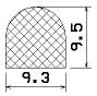 25490/EPDM65 D-Profil